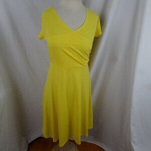 Women Yellow Summer Dress Size L